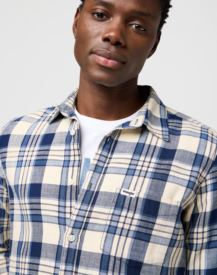 1 PKT INDIGO SHIRT LIGHT INDIGO