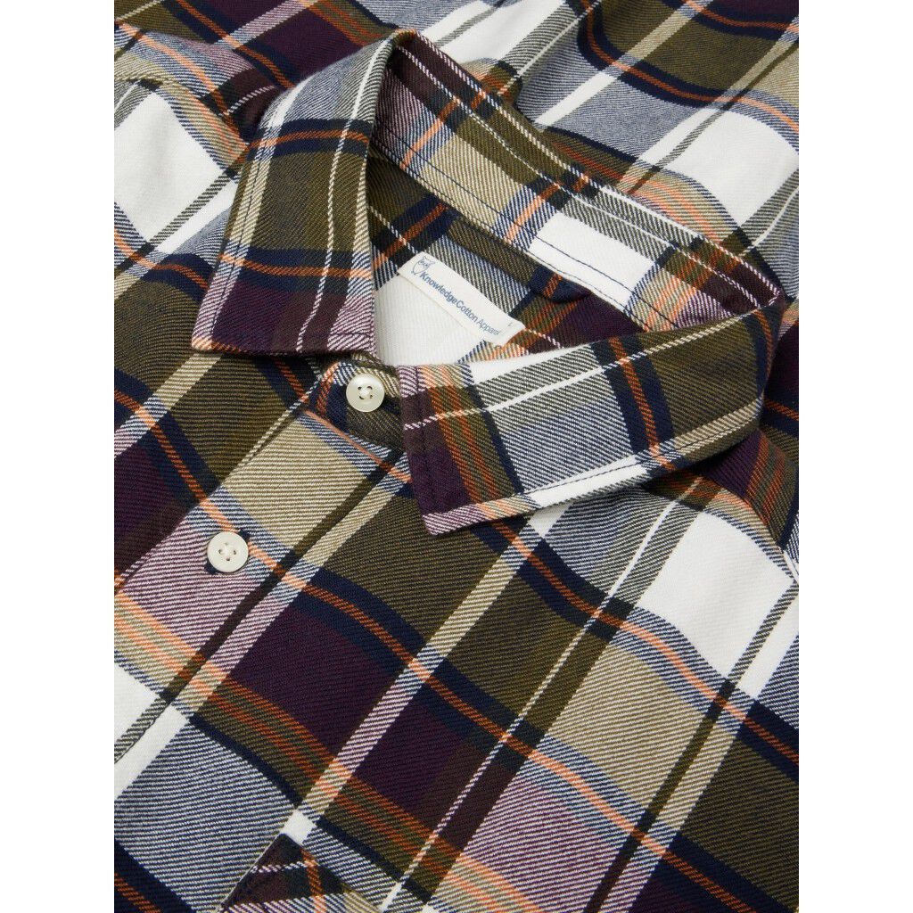 Organic Cotton Checked Flannel Shirt GOTS
