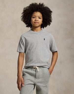 Cotton Jersey Crewneck Tee KIDS