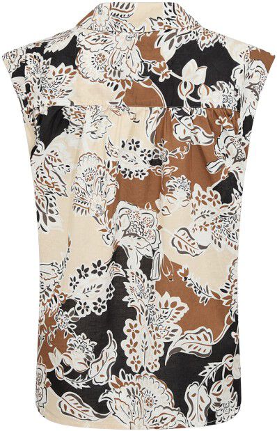 SC-FALDINE 1 Bluse Sort