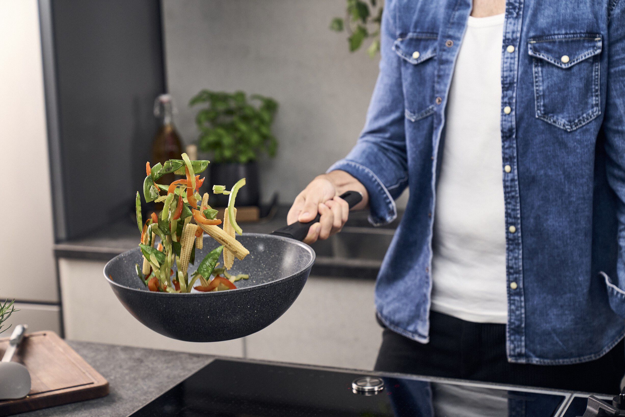 Terreno Plus Ceramic Wok, 28 cm, Aluminum, Titanf&ouml;rst&auml;rkt keramisk non