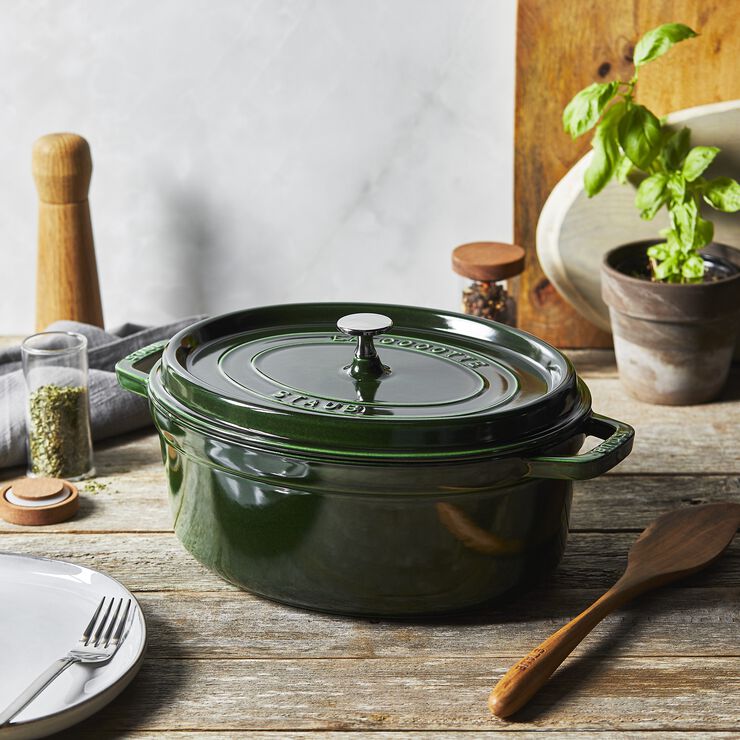 Gryta 31 basile oval Gjutjärn