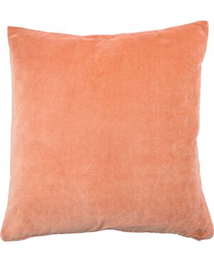 VELVET/LYS ORANGE, PYNTEPUDE 48x48 CM