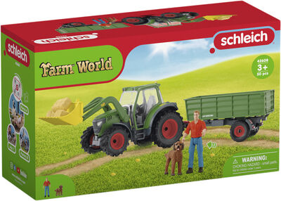 Schleich Tractor with Tra
