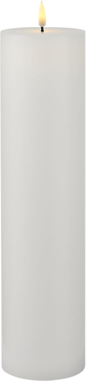 Sille Exclusive Ø7,5xH30cm, Hvid