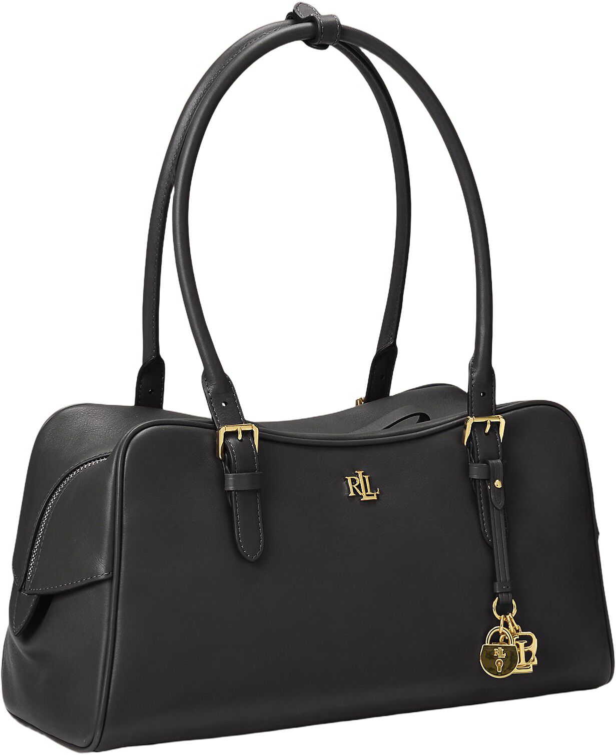 Leather Large Marcy Zip Satchel