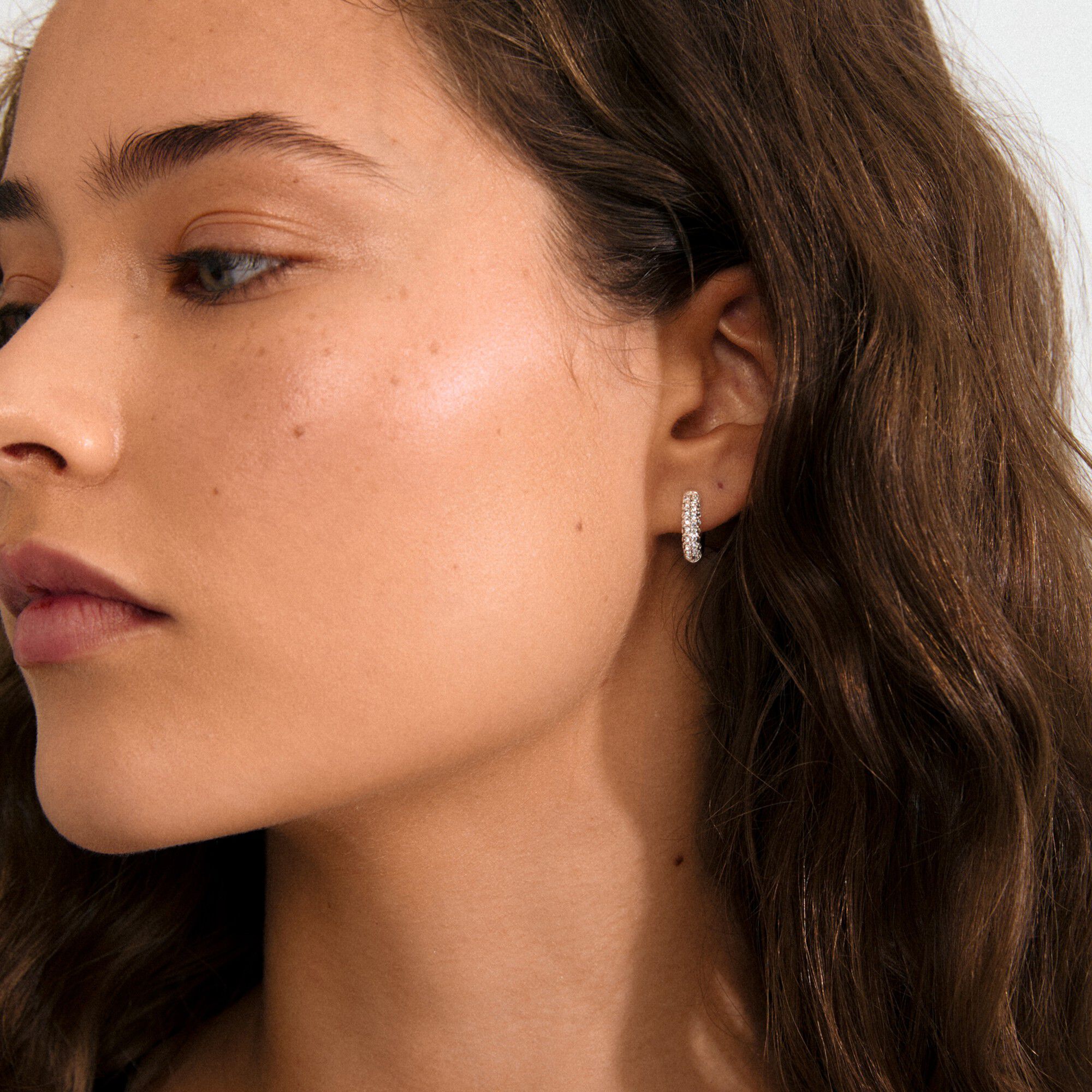 TATUM small hoops silver-plated