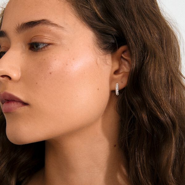 TATUM small hoops silver-plated