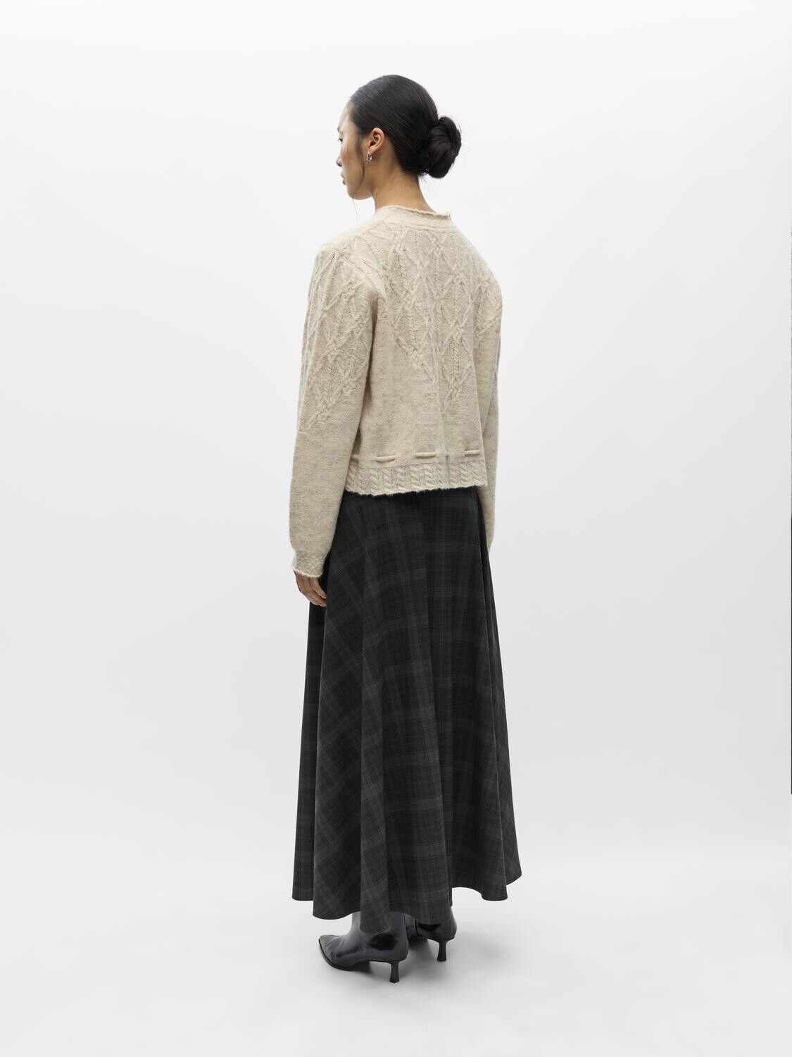 Objgunvi L/S Re Knit Cardigan Noos