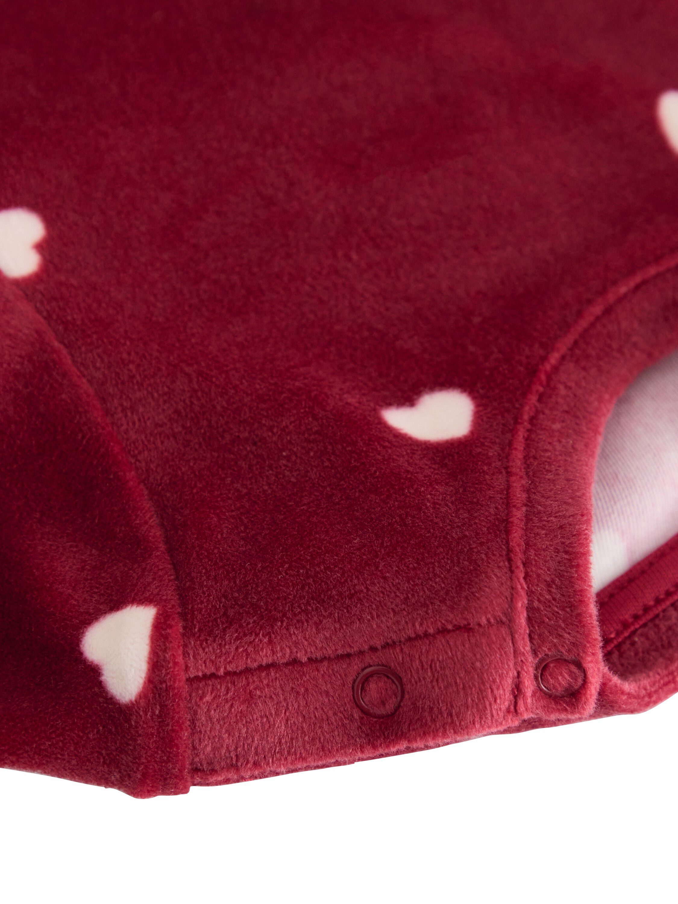 Dress Velour hearts