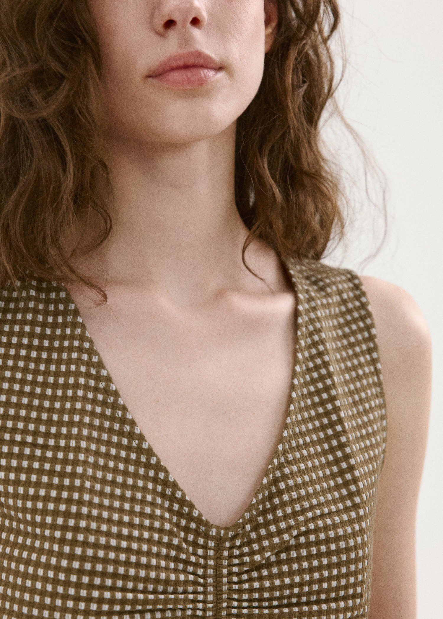 Ruched fitted top