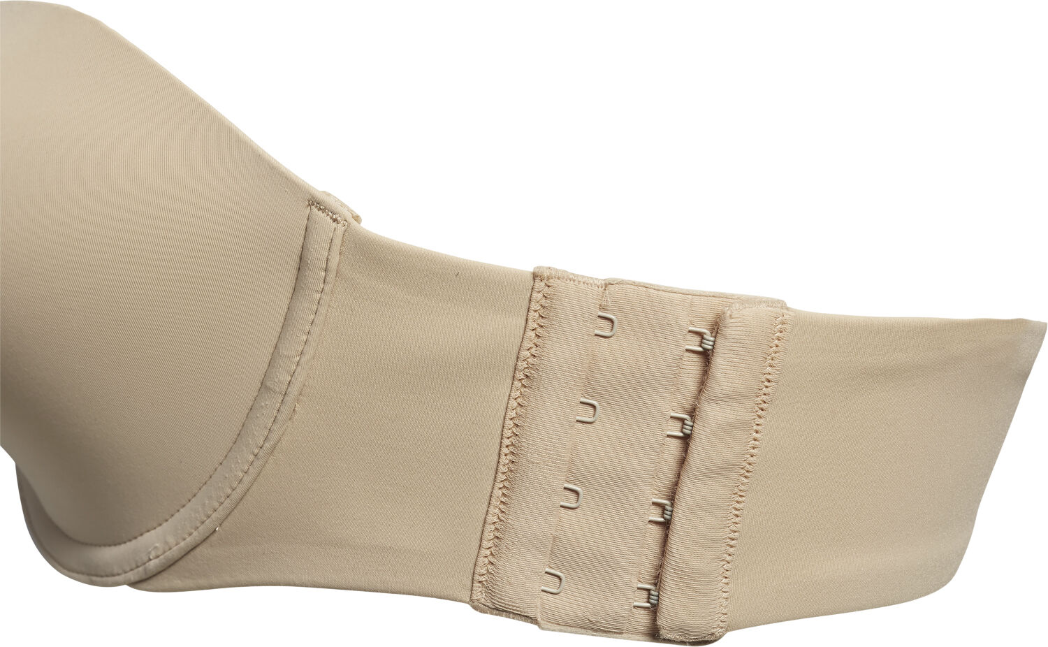 Lightly lined strapless bra