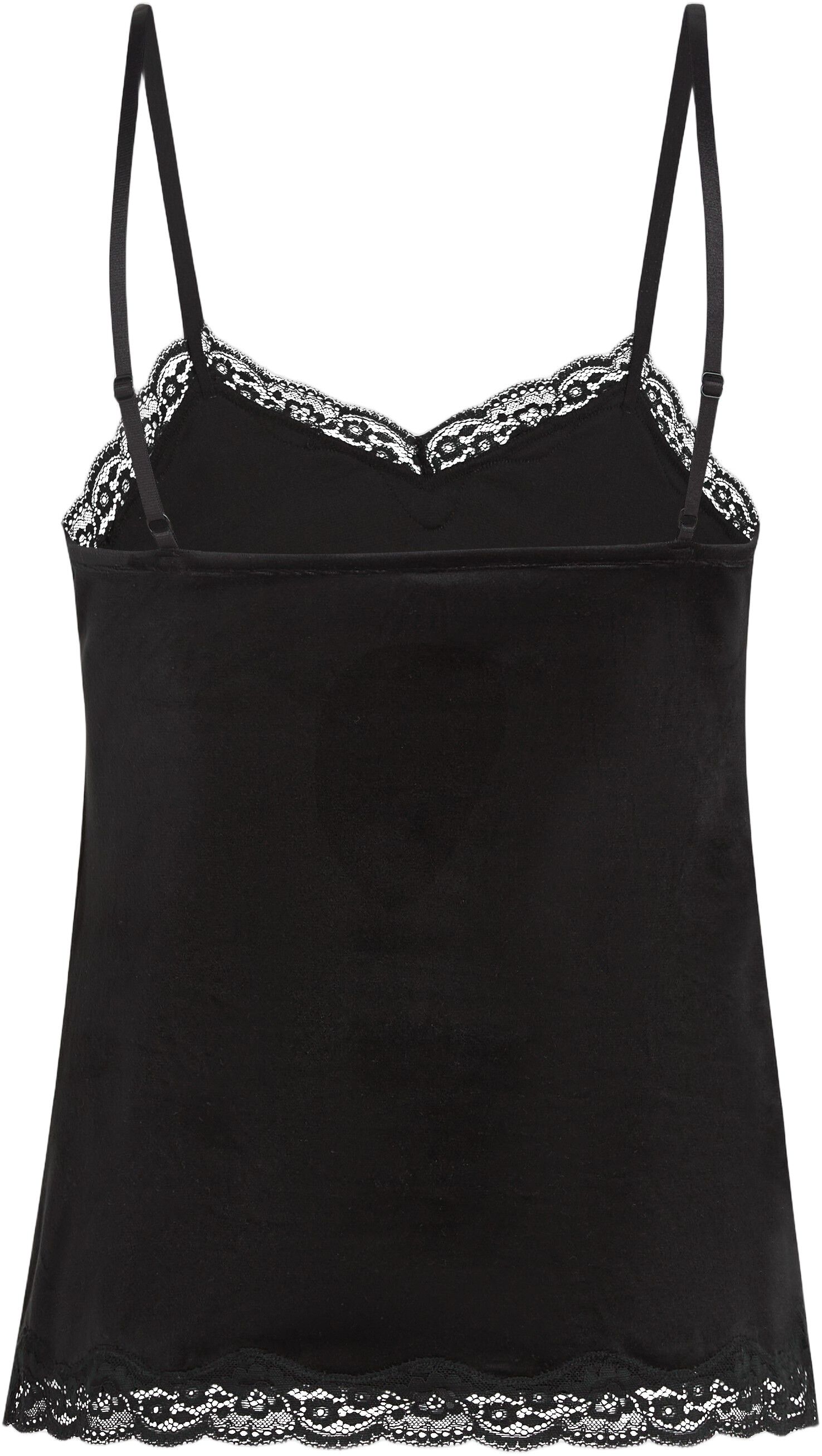 Cami Velours Scallop Lace