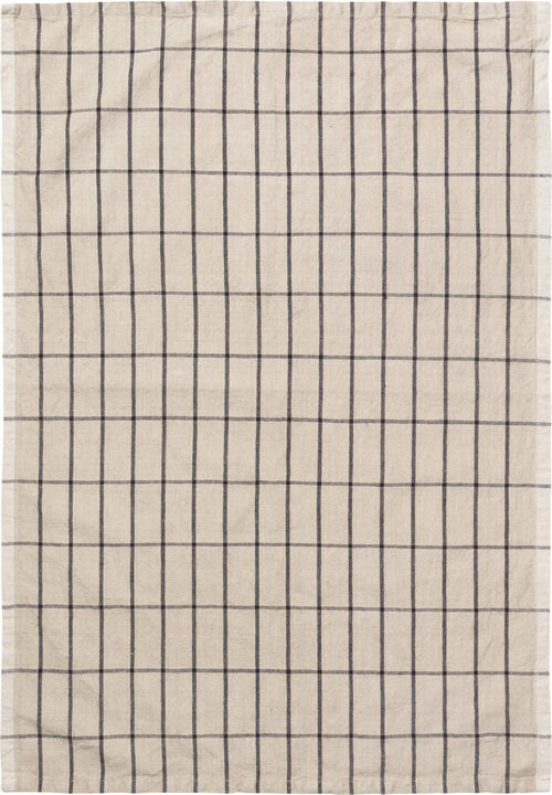 Hale Tea Towel - Sand/Black