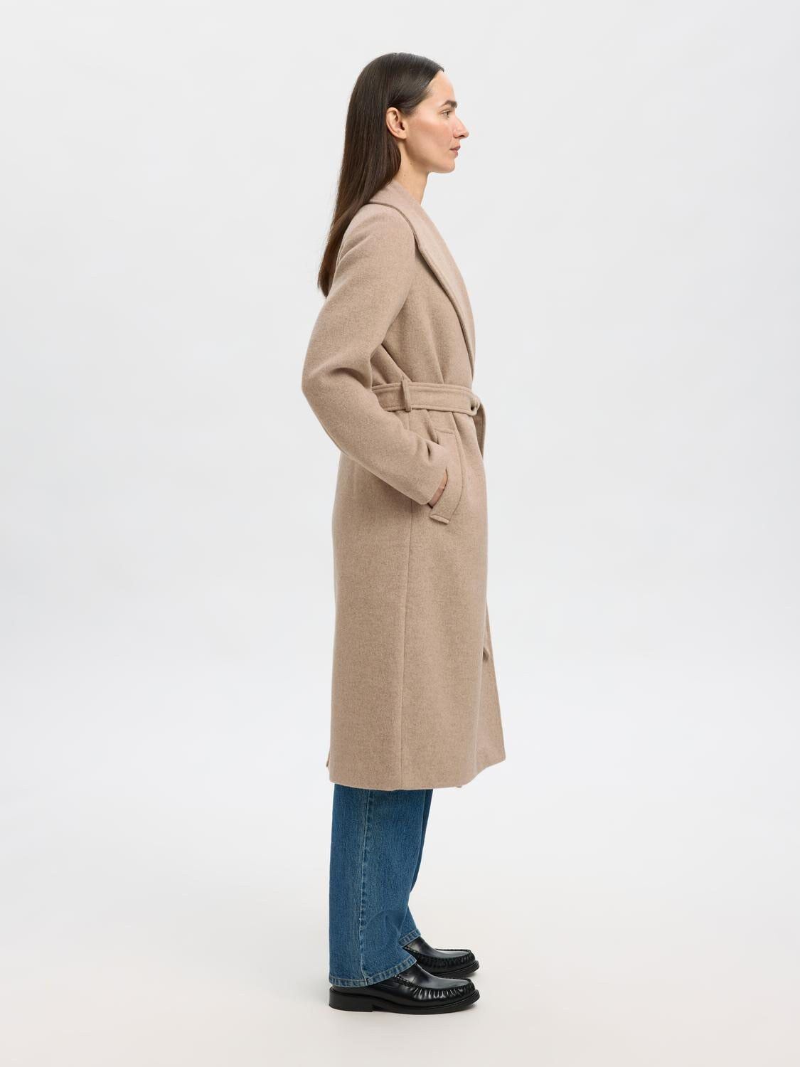 SLFROSA WOOL BLEND COAT NOOS