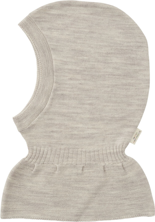 LT. KNITTED MERINO BALACLAVA WITH F