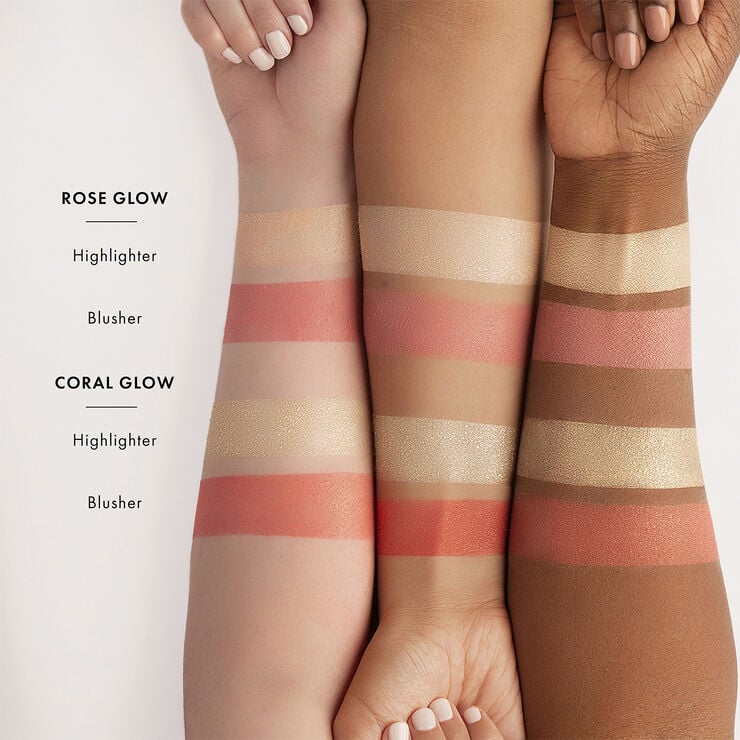 ICONIC London Silk Glow Duo, Coral Glow