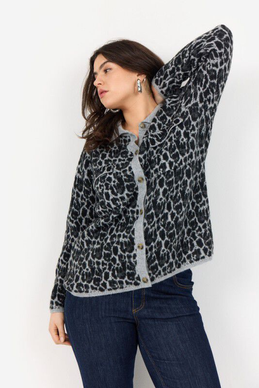 Curvy WA-NIMO 1 Cardigan Sort