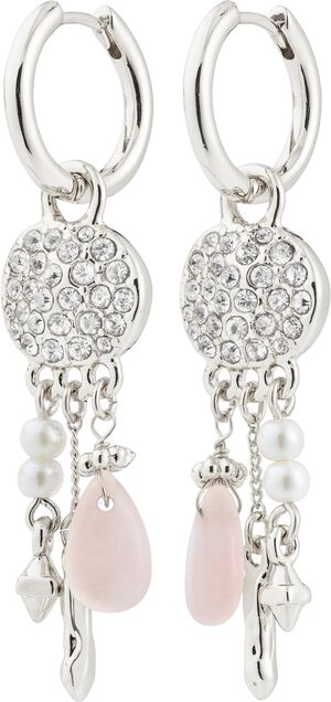 SHIFT hoop øreringe sølvbelagt