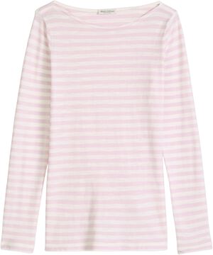 T-shirt, long sleeve, boat neck, st