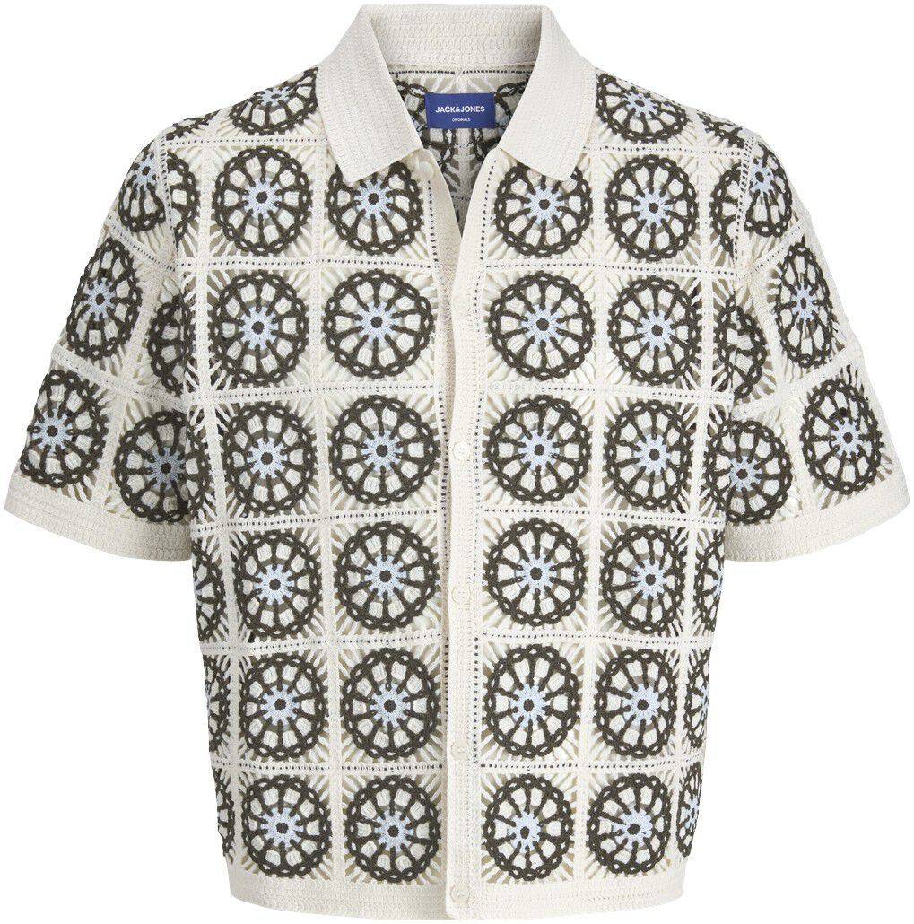 JORCARTAGENA CROCHET KNIT POLO