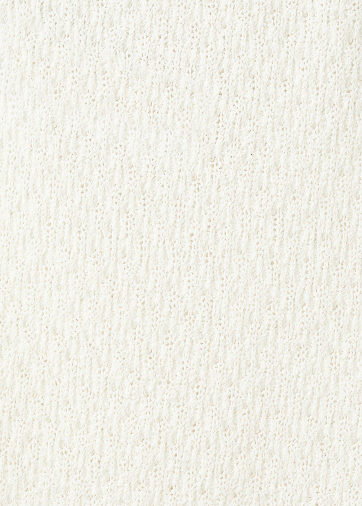 Straight knitted trousers