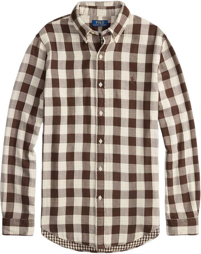 Custom Fit Plaid Double-Faced Shirt