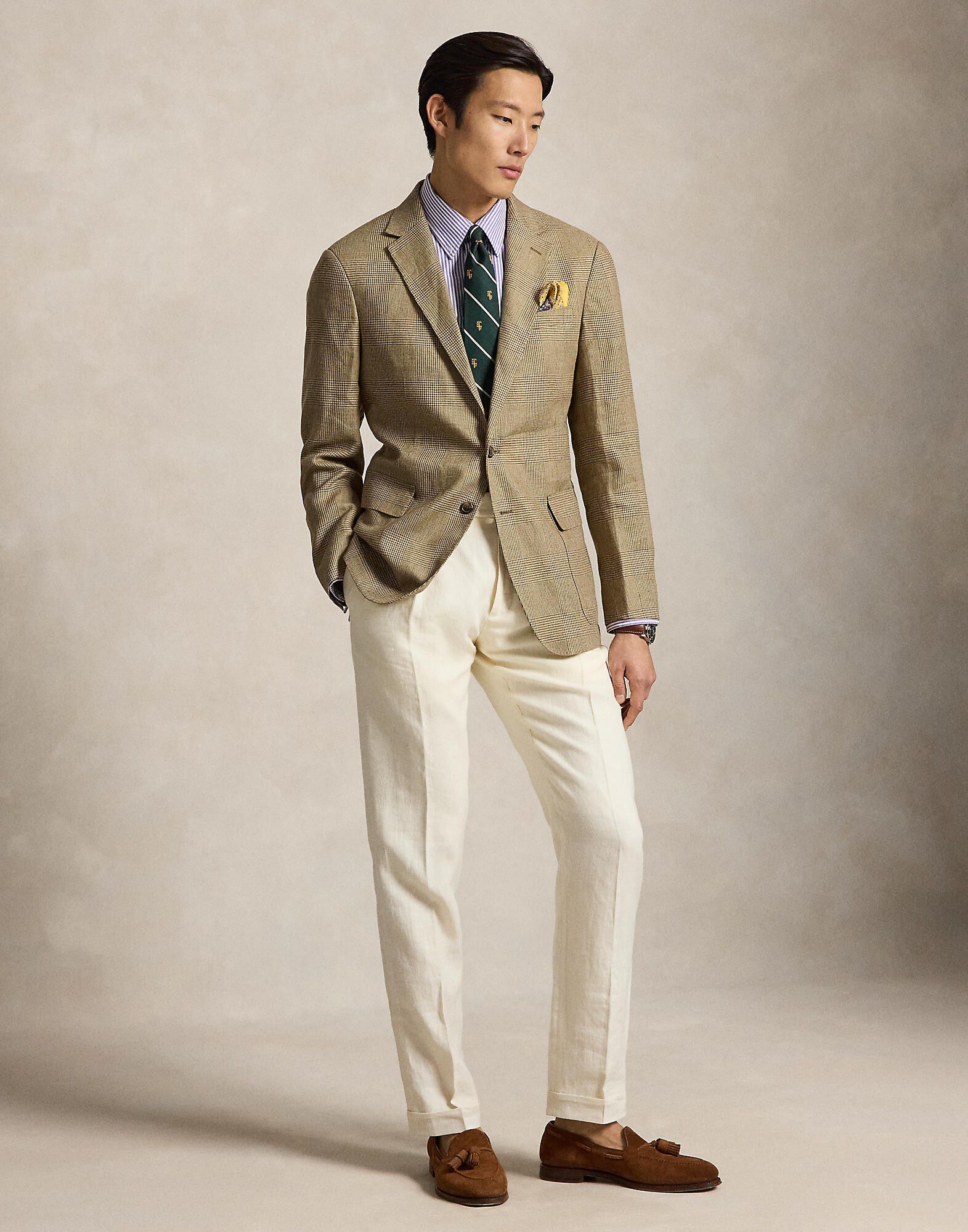 Polo Modern Fit Glen Plaid Sport Coat