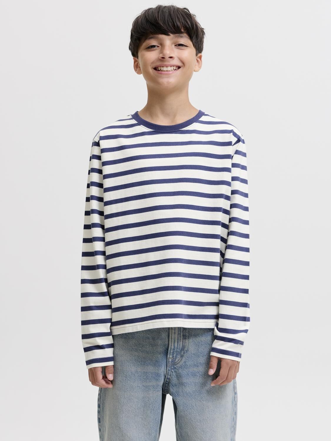 Jornorrebro Stripe Tee Ls Crew Neck Jnr