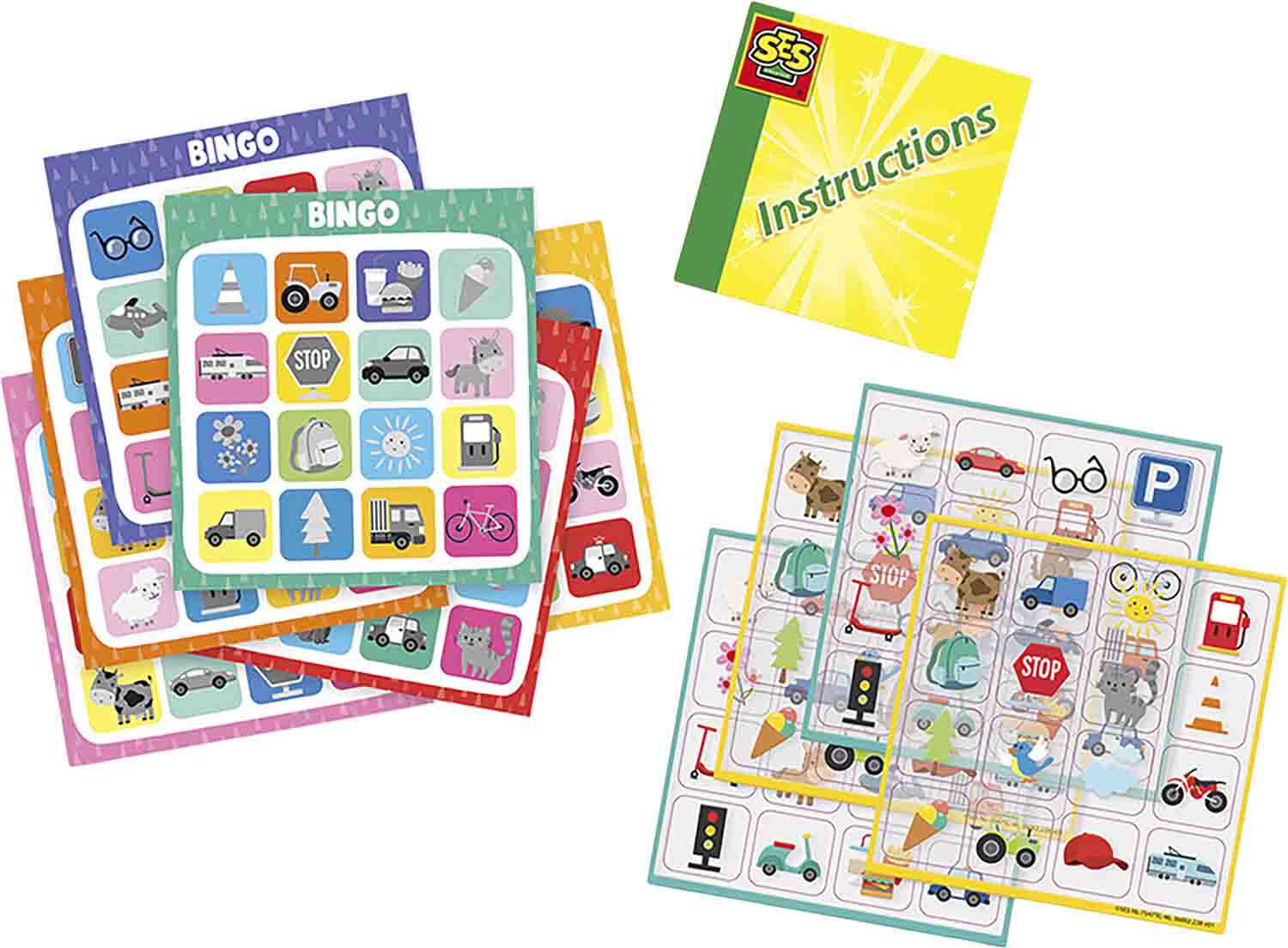 SES Creative - Spil - Bingo til bilturen