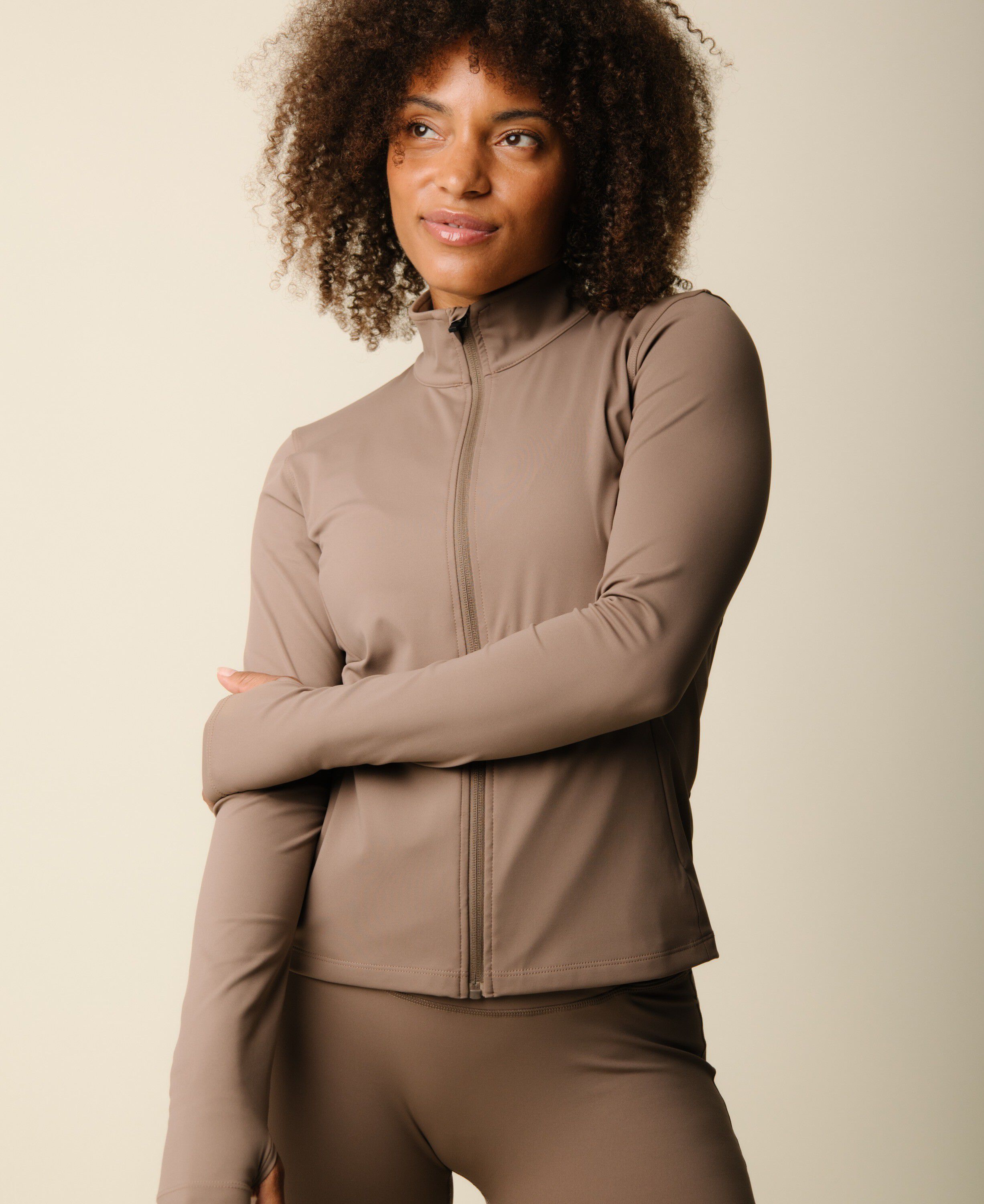 Cartel x Align by Blume contour zip jacket - Hazel