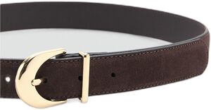 Oval buckle belt