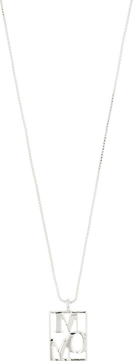 LOVE TAG, recycled MOM necklace silver-plated