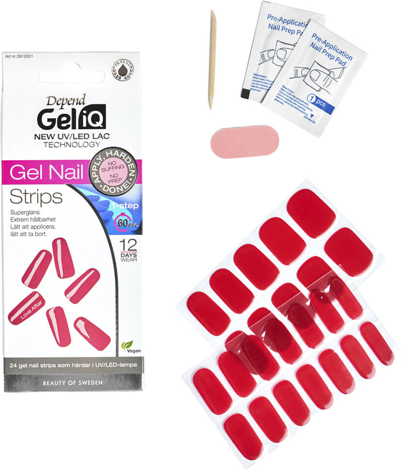 Gel iQ Gel Nail Strips Semi cured n