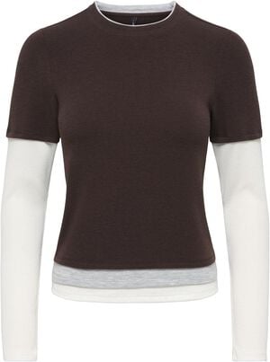 ONLVIRRO L/S MIX TOP CS JRS