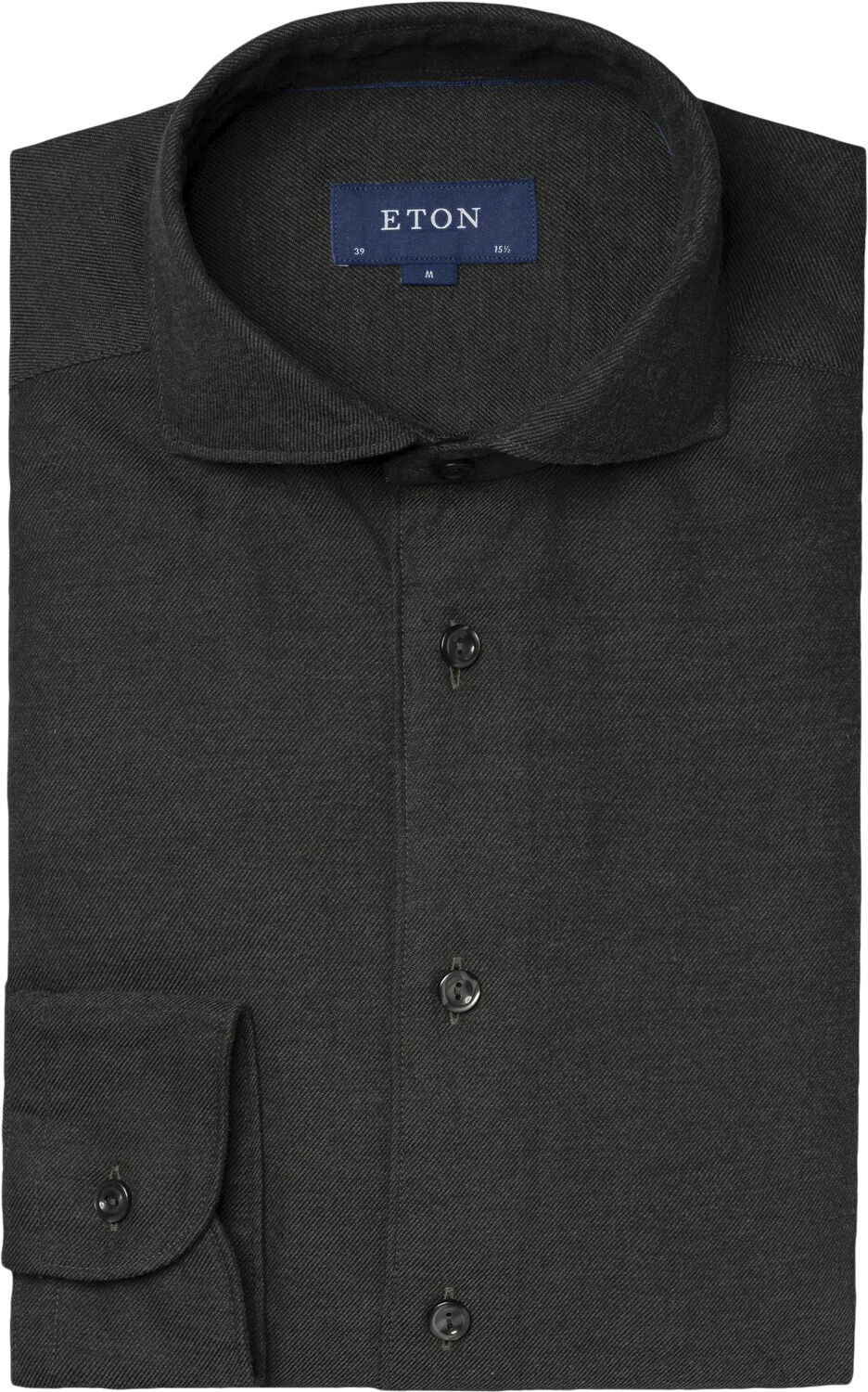 Slim Fit Dark Green Flannel Shirt