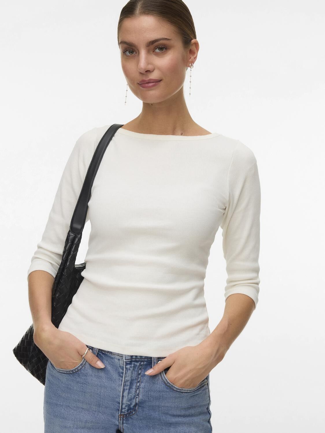 AWTHEA 3/4 BOATNECK TOP EXCL NOOS