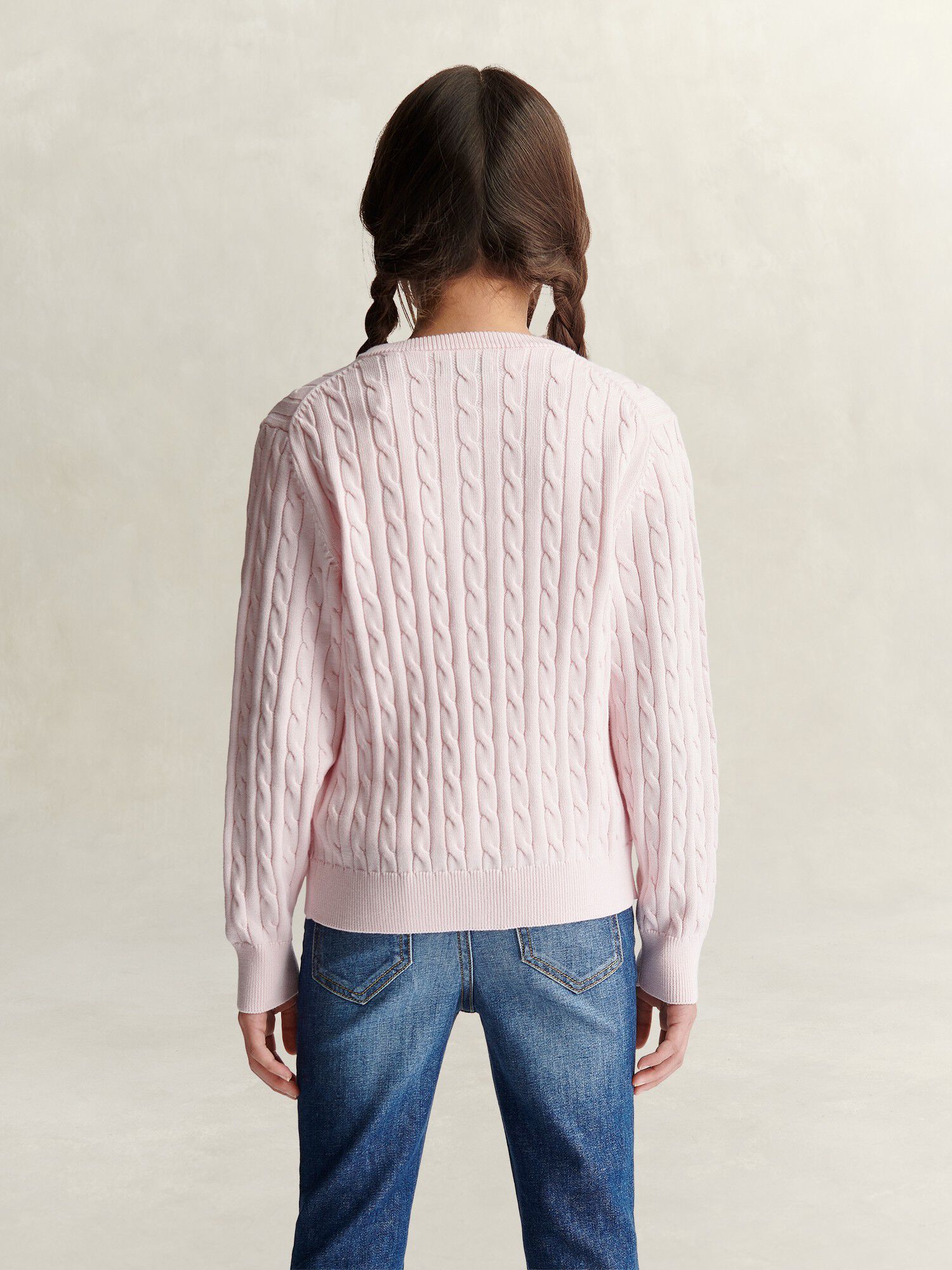 Shield Cable Knit Cardigan