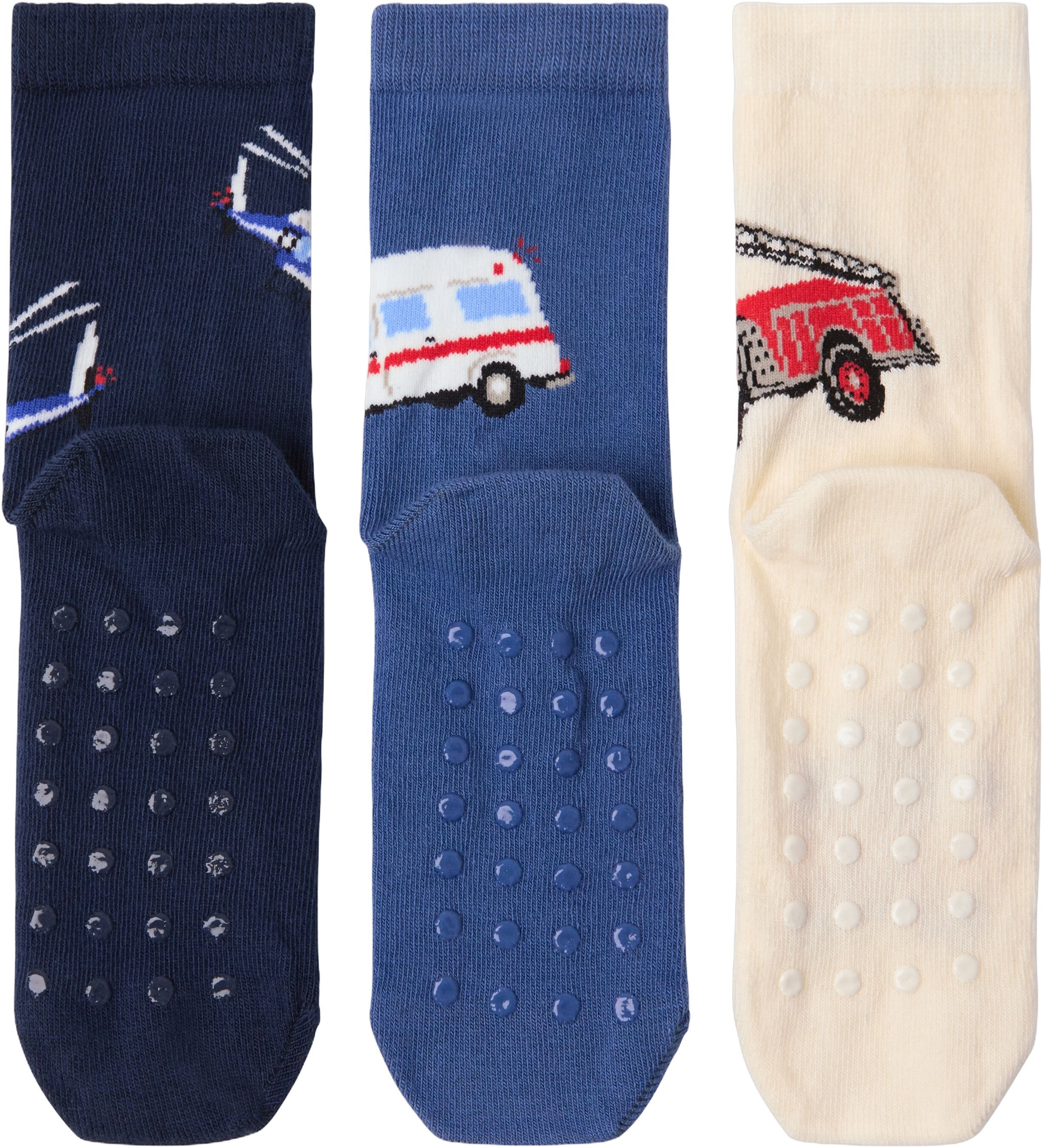 3-pack comfy socks in different col