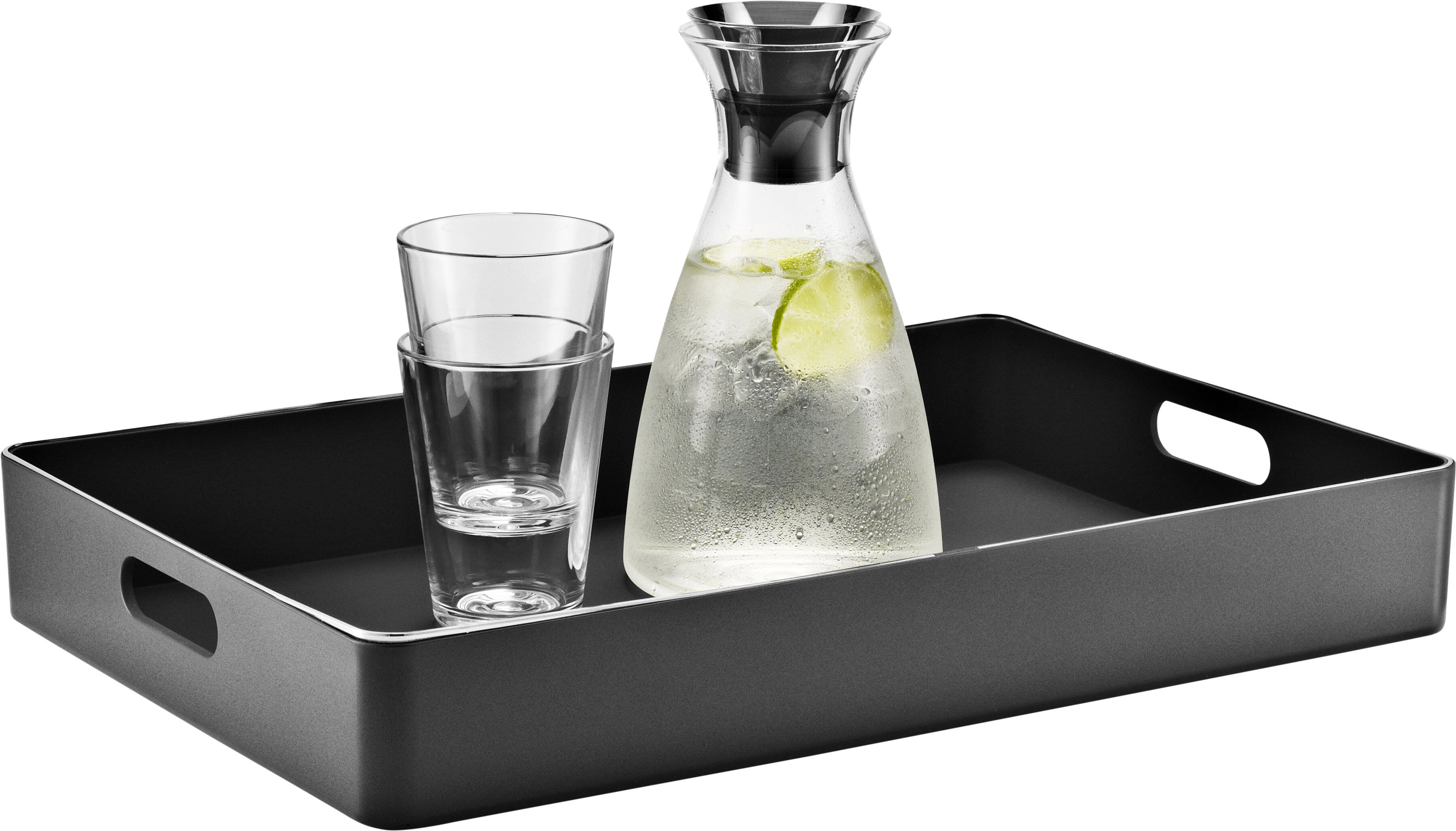 Serveringsbricka svart