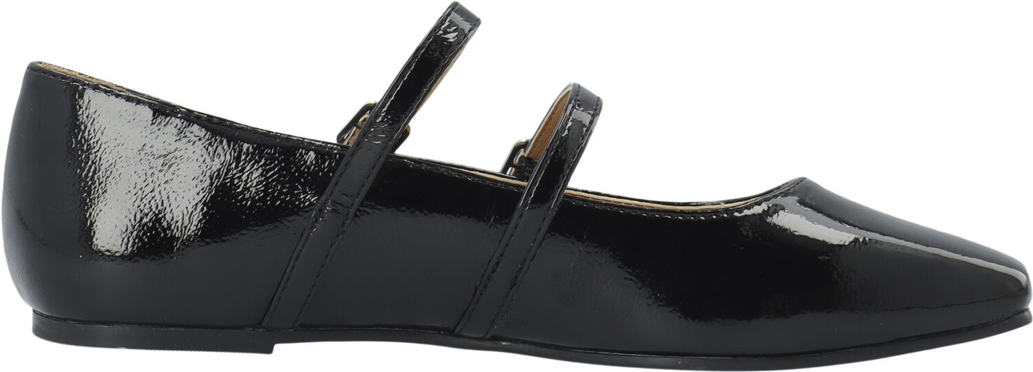 BIAROSE Karr&eacute; Double Mary Jane Flat Faux Leather