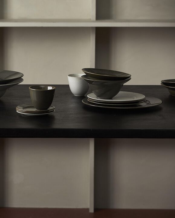 GRAWA soup plate, dark green