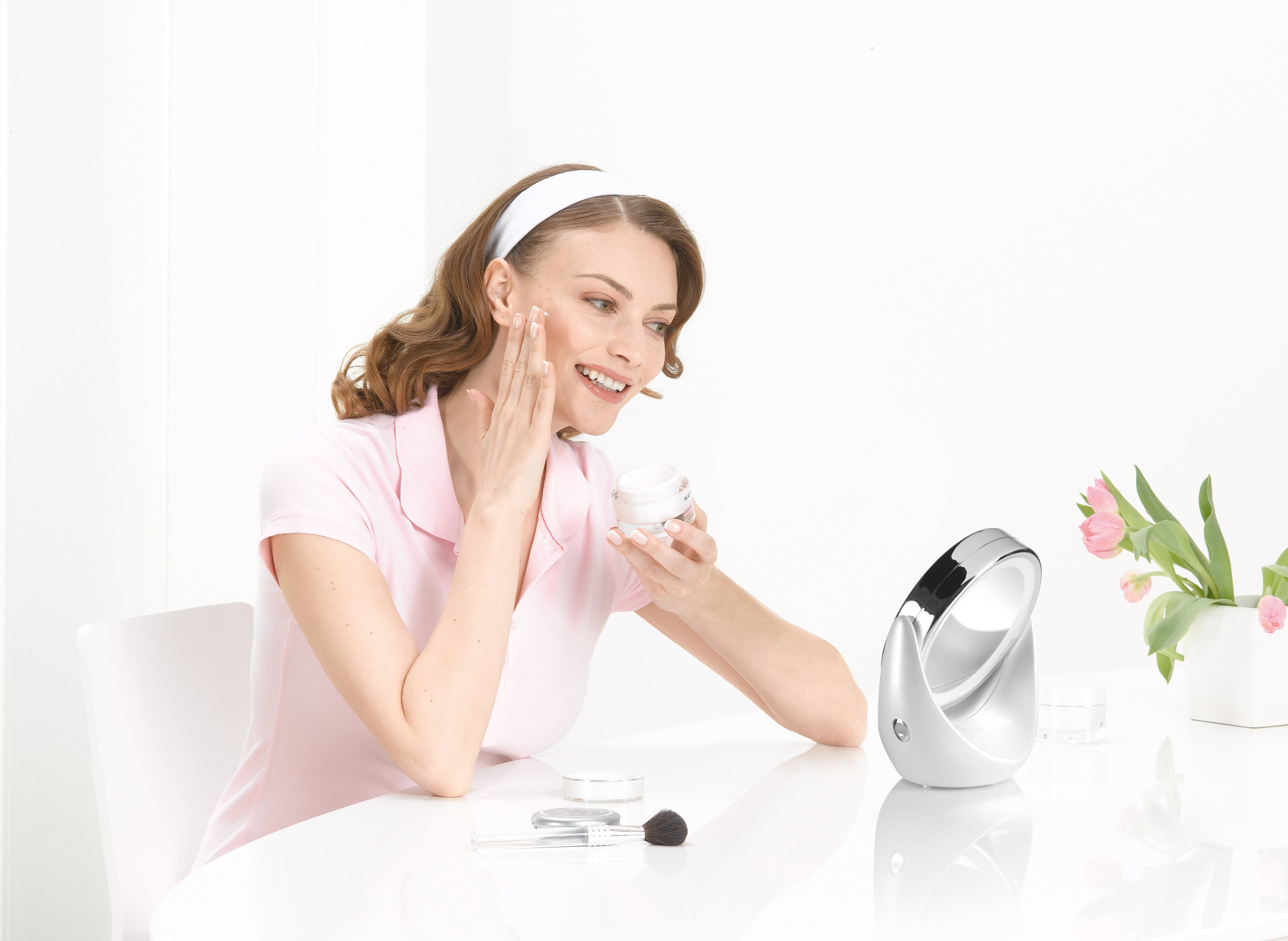 Make-up spegel med ljus BS 49