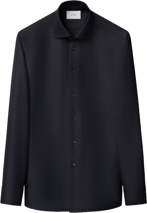 Slim Fit Houndstooth King Twill Shirt