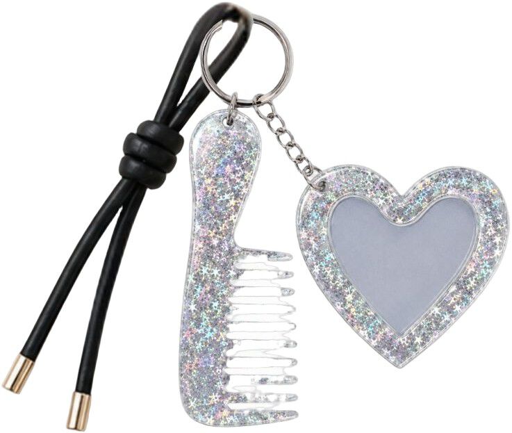 Mirror and brush glitter