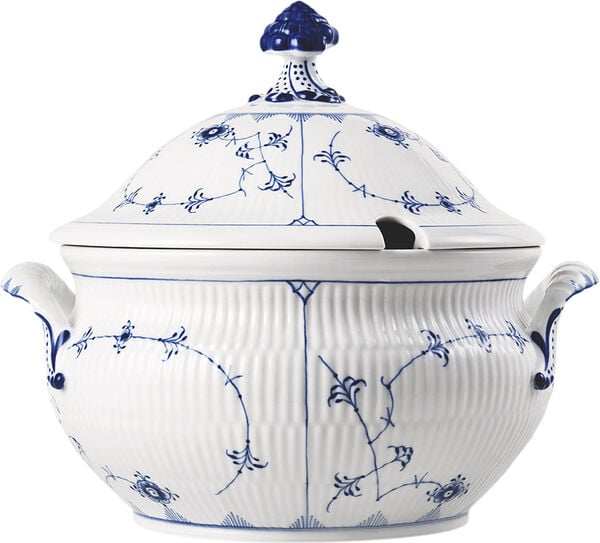 MUSSELMALET RIFLET TERRIN MED LÅG 460 CL