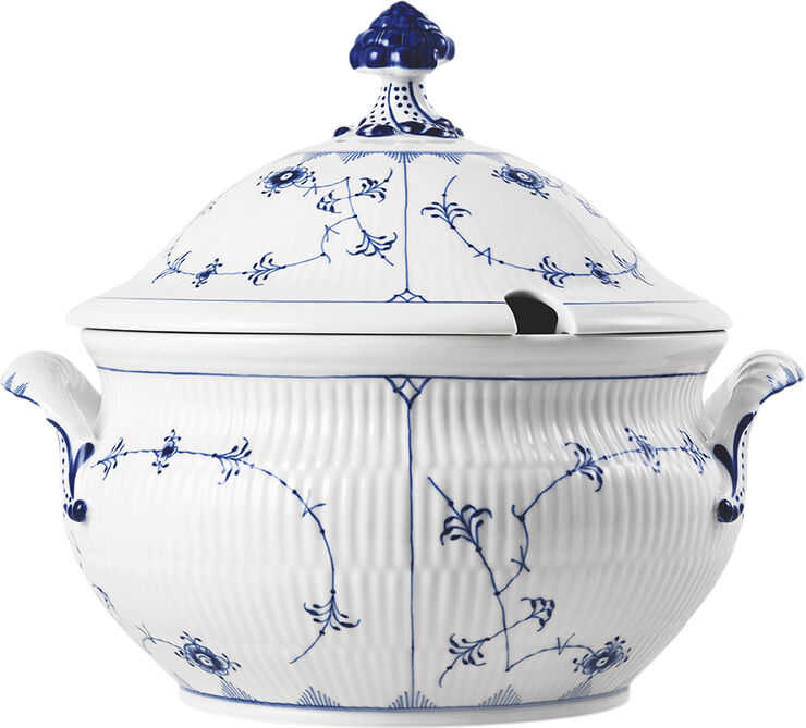 MUSSELMALET RIFLET TERRIN MED LÅG 460 CL