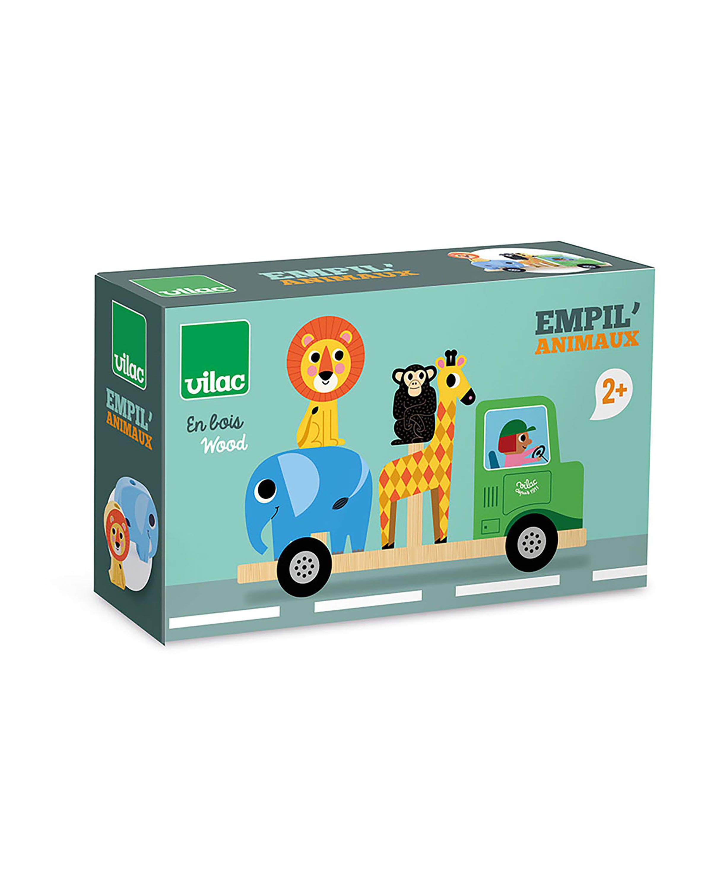 Vilac - Traktor med anh&aelig;nger og stabledyr