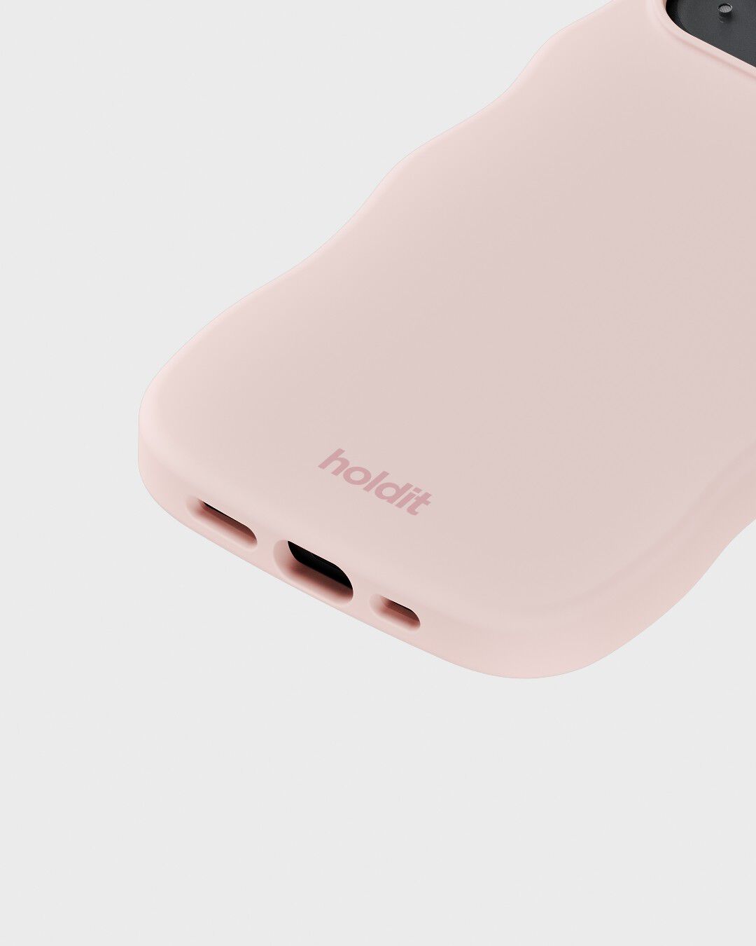 Wavy Silicone MagSafe Cpt IPH17e/16e/15/14/13 Ballerina Pink