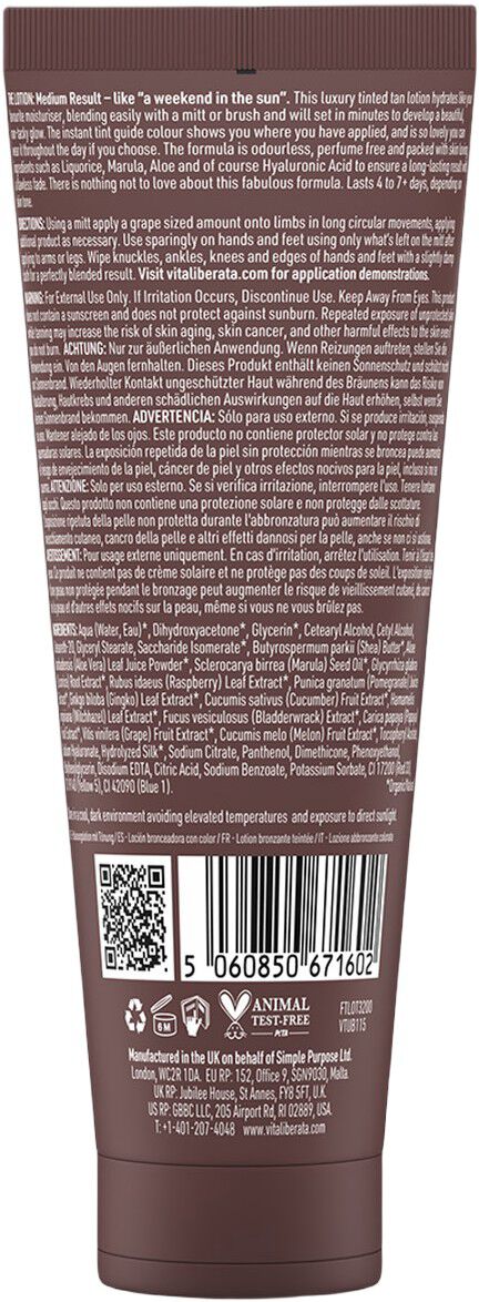 Tinted Tanning Lotion - Medium